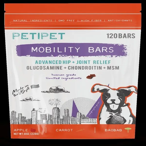 8oz Petipet Mobility Bars- Hip & Joint Pain Relief - Health/First Aid